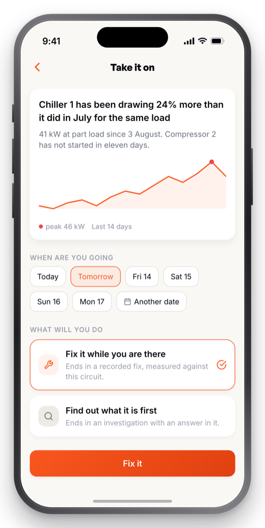 the field app, step 3: Take it on